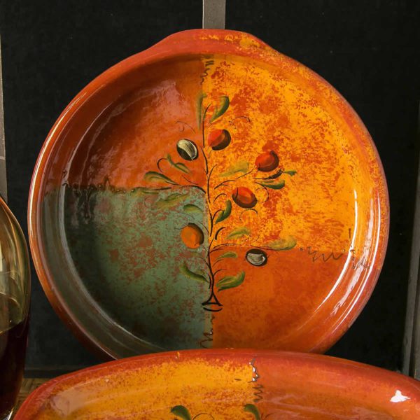 Vintage Olive Cazuela