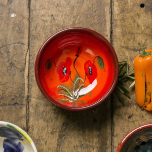 Poppies Tapas Bowl (Set of 4)
