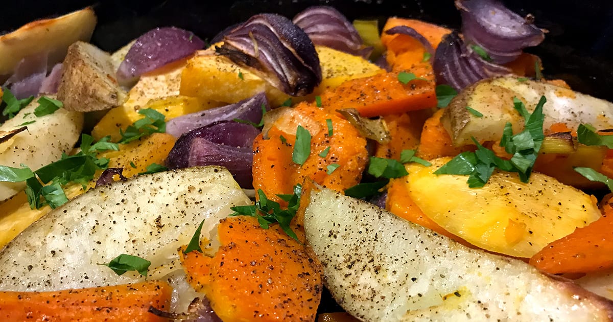 Roasted Vegetables I See Spain Handcrafted Spanish Grater Plates
