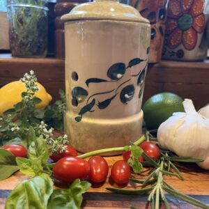 Green Olives Garlic Keeper