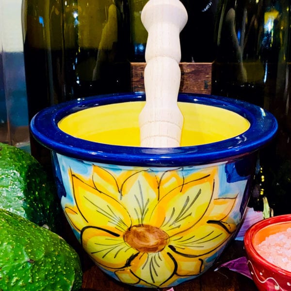Girasol Verde Mortar and Pestle