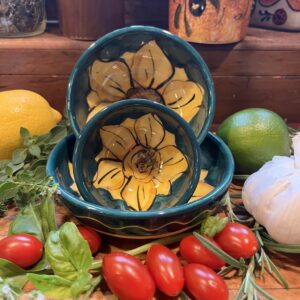 Girasol Verde Condiment Bowl Set