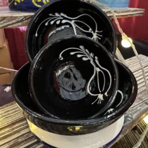 Black Garlic Condiment Bowl Set