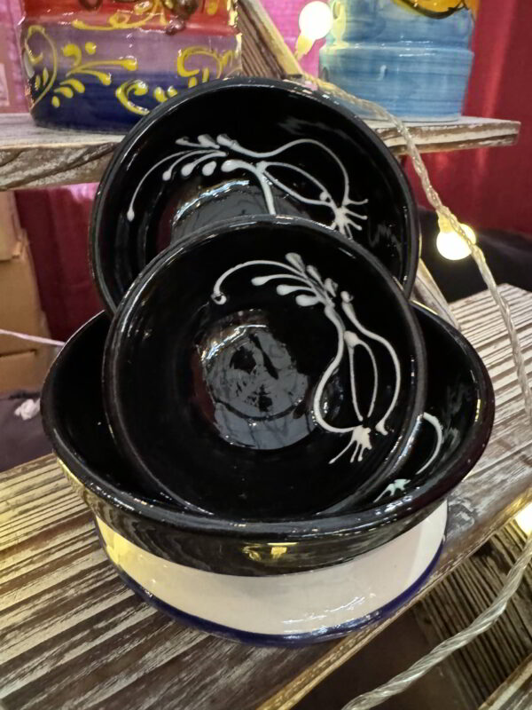 Black Garlic Condiment Bowl Set