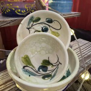 Green Olives Condiment Bowl Set